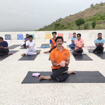 Yoga at Law Anushka college,Debari (1)