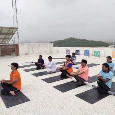 Yoga at Law Anushka college,Debari (2)