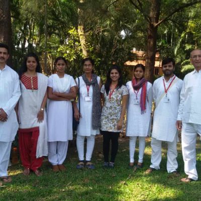 Yoga ceremony at kavalyadham lonavala University at Pune Maharashtra (1)